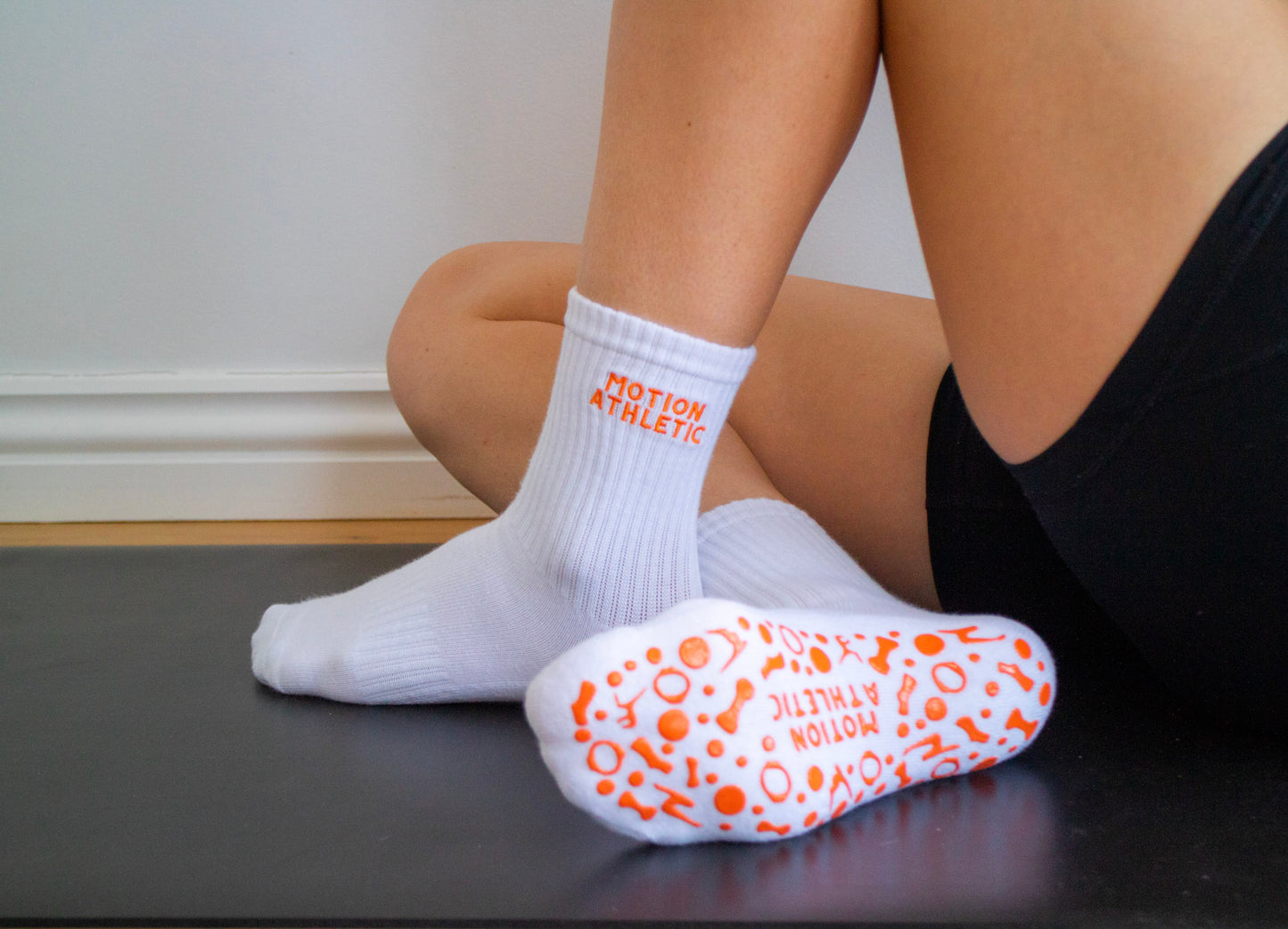 White Grip Socks