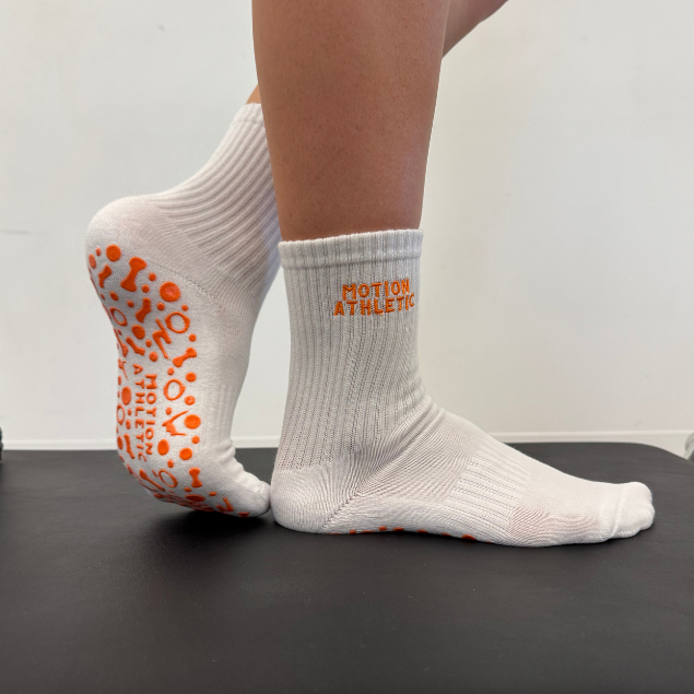 White Grip Socks