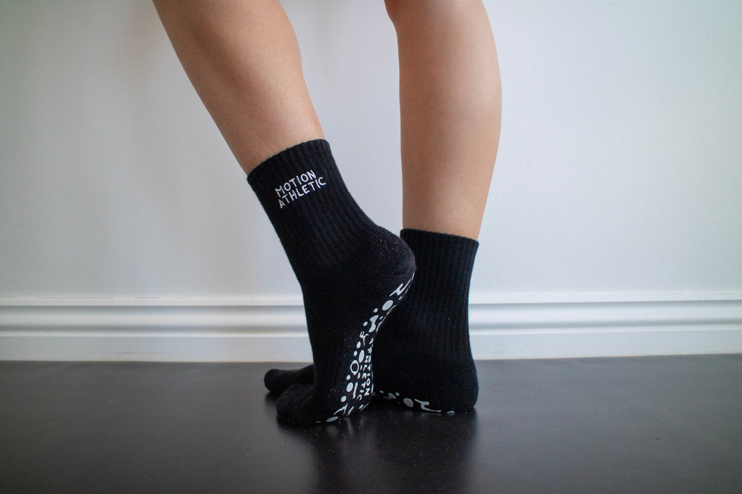 Black Grip Socks