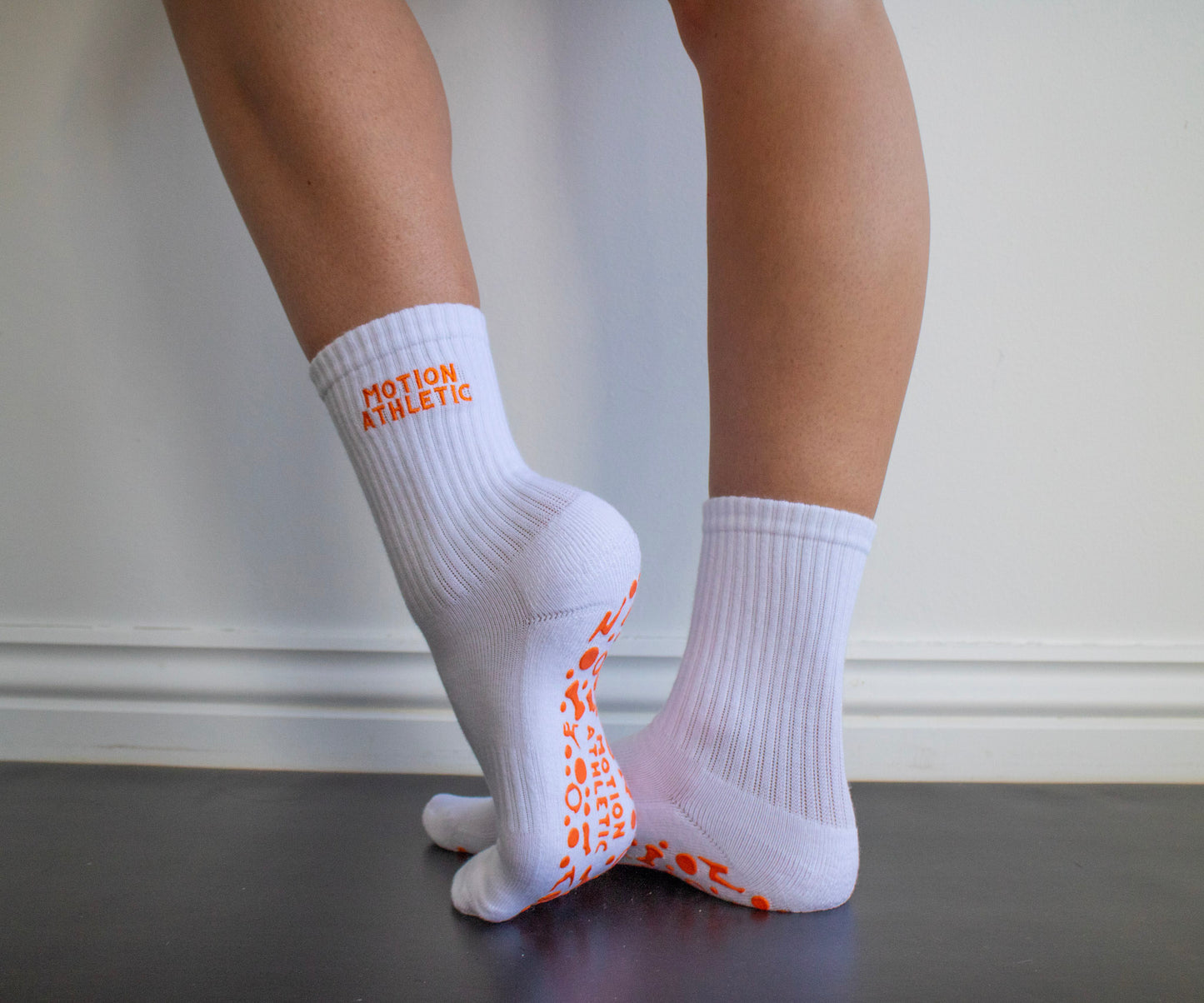 White Grip Socks