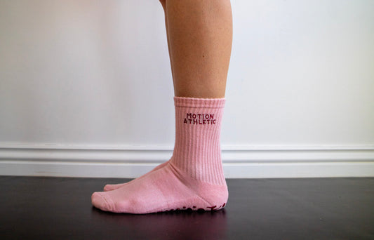Pink Grip Socks
